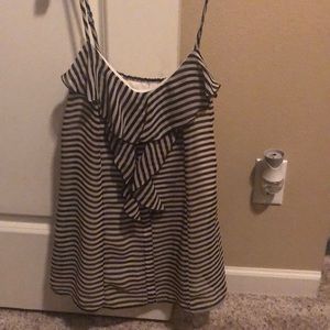 Xhilaration tank size Medium black and white